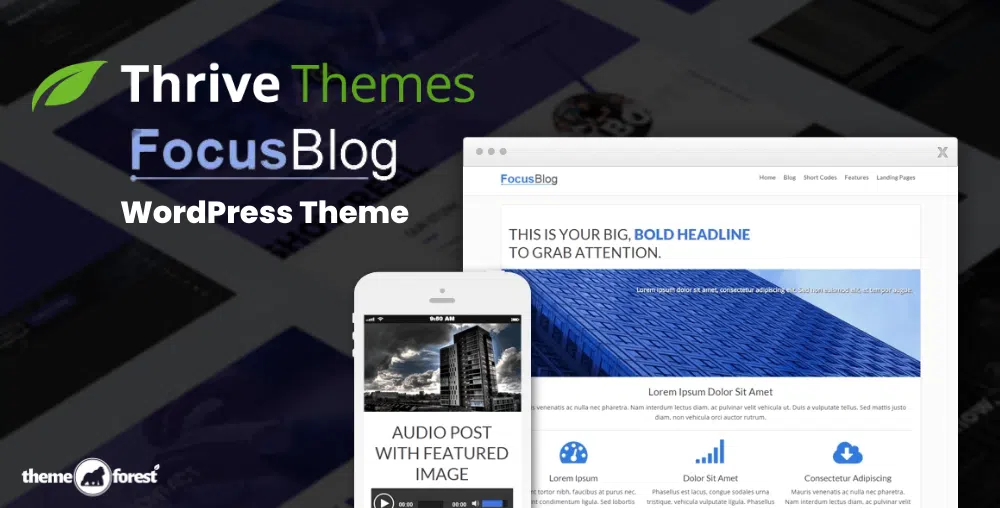 Thrive Themes Focusblog Wordpress Theme 2 11 1 Plugcart