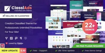 Classiads - Classified Ads WordPress Theme 6.1.11