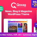 Qoxag - WordPress News Magazine Theme 2.0.3