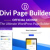 Divi page builder official license