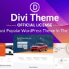 Divi theme official license