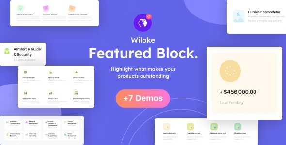 Wiloke Elementor Wiloke Featured Block
