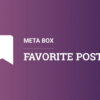 Meta Box Favorite Posts Addon