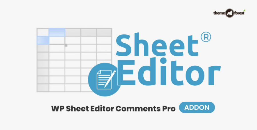 WP Sheet Editor Comments Pro Addon