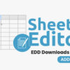 WP Sheet Editor EDD Downloads Pro Addon