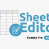 WP Sheet Editor Events Pro Addon