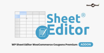 WP Sheet Editor WooCommerce Coupons Premium Addon
