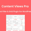 Content Views Pro – Best Filter & Grid Plugin For WordPress