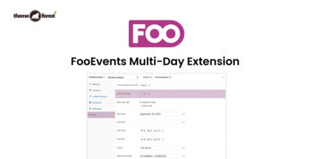 FooEvents Multi-Day Extension