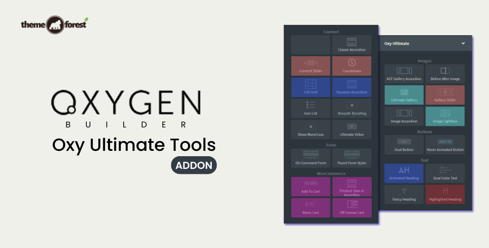 Oxy Ultimate Tools – Oxygen Builder Addon