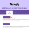 Themify Corporate WordPress Theme Activation