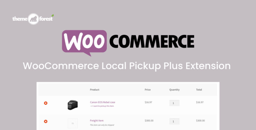 WooCommerce Local Pickup Plus Extension