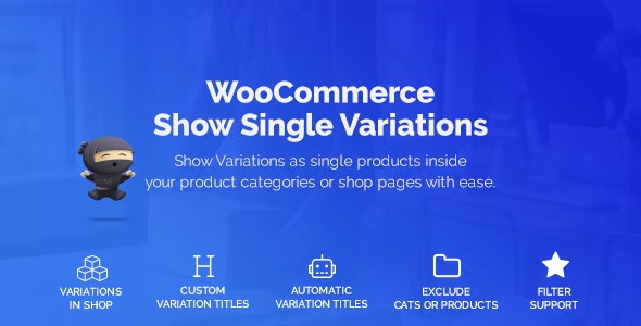 WooCommerce Single Variations Show –IconicWP