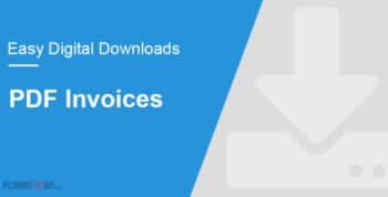 Easy Digital Downloads PDF Invoices Addon