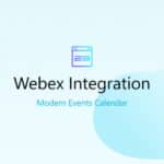 MEC Webex Integration Addon – Modern Events Calendar 1.1.1