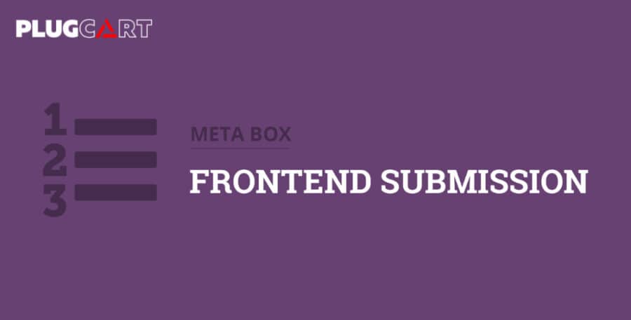 Meta Box Frontend Submission