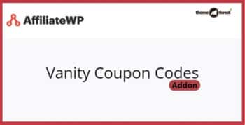 AffiliateWP Vanity Coupon Codes Addon