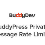 BuddyPress Private Message Rate Limiter 1.1.0