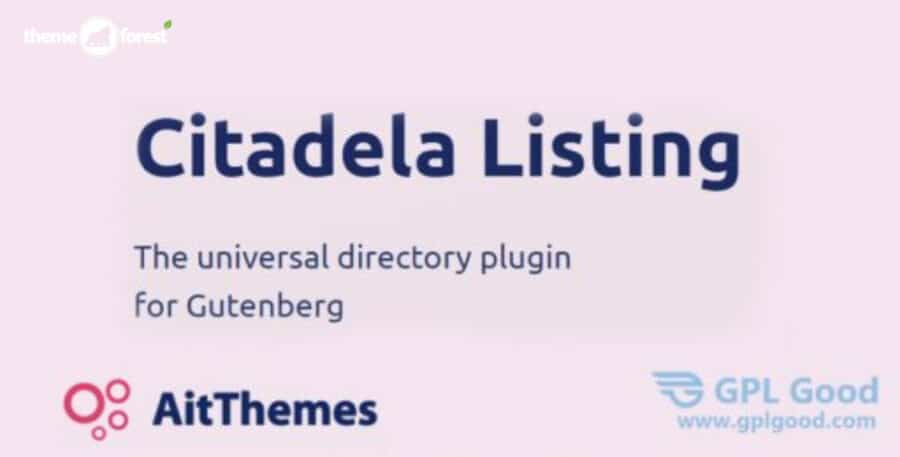 Citadela Listing – The universal directory plugin for Gutenberg