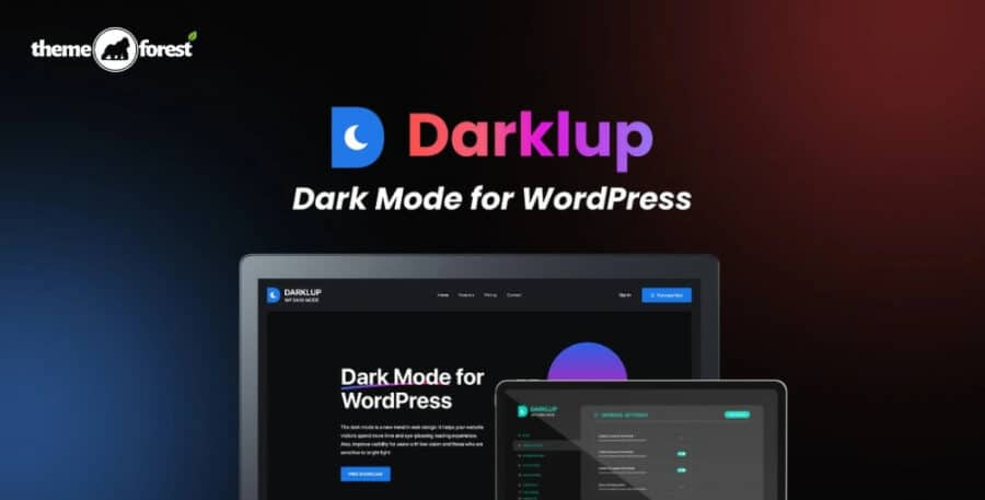 Darklup – Dark Mode Plugin For WordPress