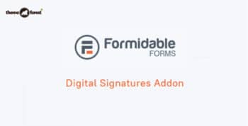 Formidable Digital Signatures Addon