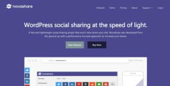 Novashare – WordPress Social Sharing Plugin