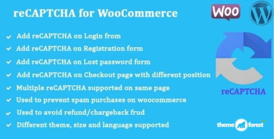 ReCaptcha for WooCommerce