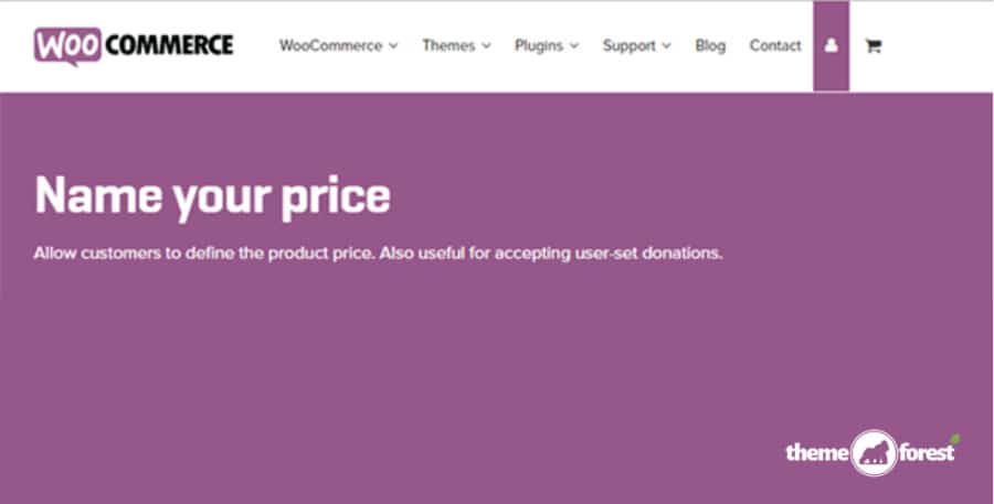 WooCommerce Name Your Price