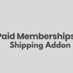 Paid Memberships Pro Shipping Addon 1.1