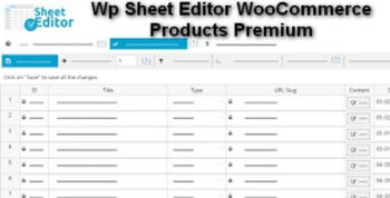 WP Sheet Editor WooCommerce Products Premium Addon