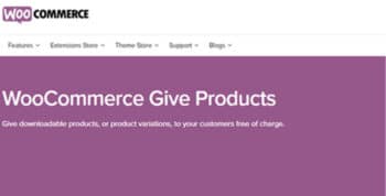 WooCommerce Give Products