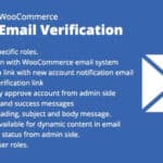 WooCommerce Customer Email Verification Extension 2.6