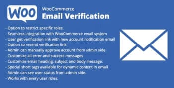 WooCommerce Customer Email Verification Extension