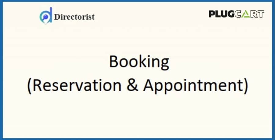 Directorist Booking (Reservation & Appointment)