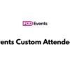 FooEvents Custom Attendee Fields Extension