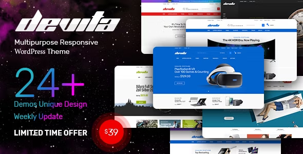Devita Theme - Multipurpose WooCommerce Theme WordPress