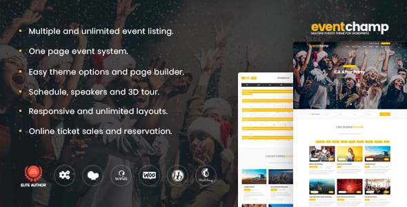 Eventchamp Theme Multiple Event & Conference
