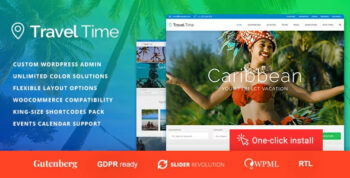 Travel Time Theme - Tour and Hotel WordPress Theme