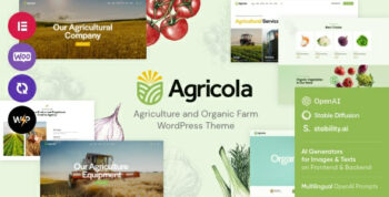 Agricola Agriculture & Organic Farm Theme themeforest