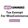 Tax Exempt for WooCommerce