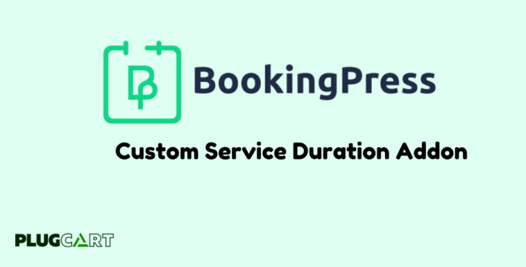 BookingPress Custom Service Duration Addon 3.0 | PlugCart