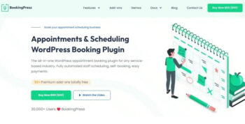 BookingPress Pro – Appointments & Scheduling WordPress Booking