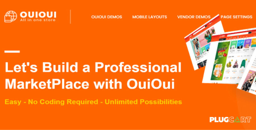 OuiOui Theme – Multi Vendor MarketPlace Elementor WooCommerce WP websites