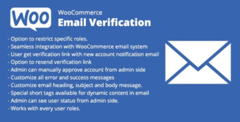WooCommerce Email Verification codecanyon