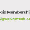 Paid Memberships Pro Signup Shortcode Addon