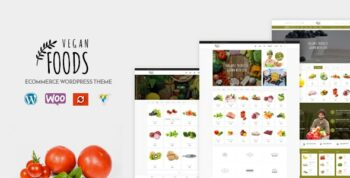 Vegan Food Theme Themeforest