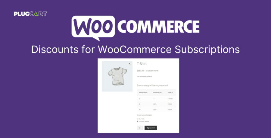 Discounts for WooCommerce Subscriptions