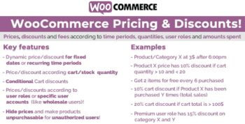 WooCommerce Pricing & Discounts Codecanyon