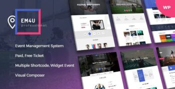 EM4U Event Management WordPress Theme Themeforest