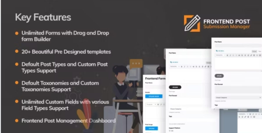 Frontend Post Submission Manager Codecanyon